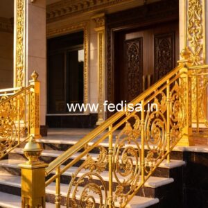 Designer Brass Balcony Railing For Stylish Homes Railing Design For Stairs Steel