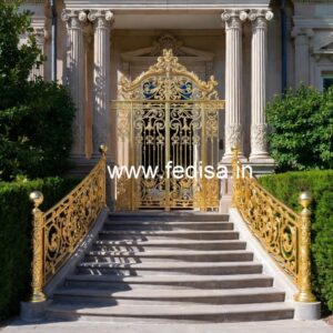 Elegant Brass Railing Design For Premium Interiors Staircase Railing Design For Home