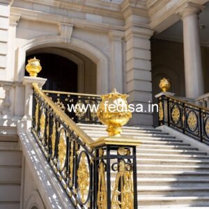 Stylish Brass Staircase Railing For Modern Projects Stair Cabin Design