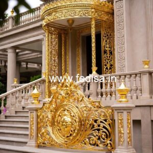 Stylish Brass Railing Design For Interior Decor House Inside Ladder Design