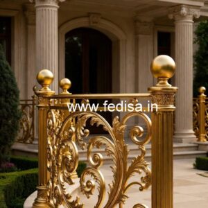 Brass Railing Design For Contemporary Homes Granite Sidhi Design