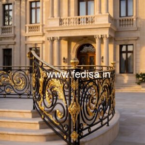 Custom Made Brass Balcony Railing Designs Floating Concrete Steps Designs