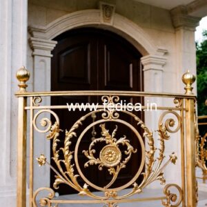 Brass Railing Design For Elegant Staircase Decor Small Stairs For Small Spaces