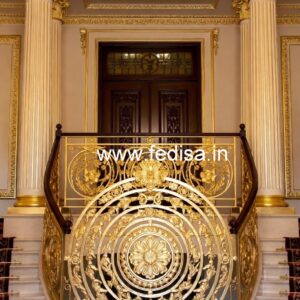 Luxury Brass Balcony Railing For Modern Architecture Modern Victorian Staircase