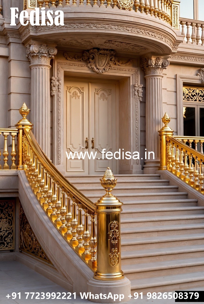Modern Brass Railing Design For Interior Decor Stair Railing Design Modern With Glass