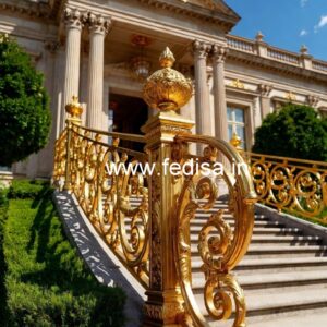 Modern Brass Balcony Railing With Stylish Appeal Victor Horta Staircase