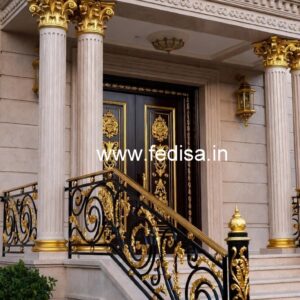 Brass Staircase Railing Design With Premium Finish Small Home Stairs Design