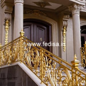 Brass Staircase Railing Design With Luxury Appeal Underneath Staircase Design