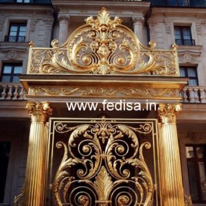 Premium Brass Stair Railing For Luxury Interiors Single Floor House With Stair Room