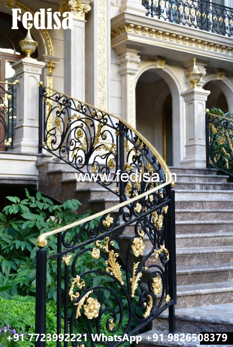 Premium Brass Railing Design For Luxury Projects Railing Design For House Stairs
