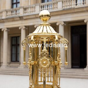 Brass Balcony Railing Design With Luxury Finish Duplex House Staircase Railing Design