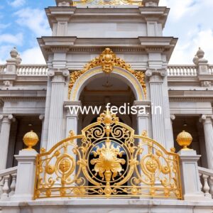 Decorative Brass Handrail For Stylish Staircases Tiles Design In Stairs