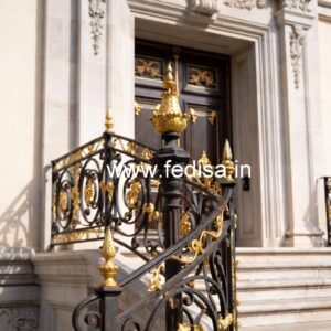 Premium Brass Railing Supplier & Exporter Modern Spiral Staircase Design