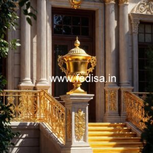 Brass Railing Design For Home Exterior Decor Staircase Winder Design