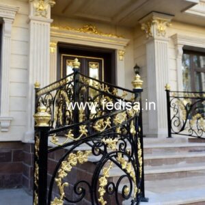 Antique Brass Railing Design For Classic Interiors Latest Handrail Designs