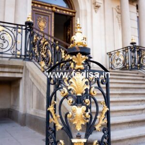 Custom Brass Balcony Railing Design Fire Stair Design