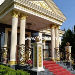 Luxury Brass Balcony Railing Inspiration U Shaped Stairs For Small Spaces