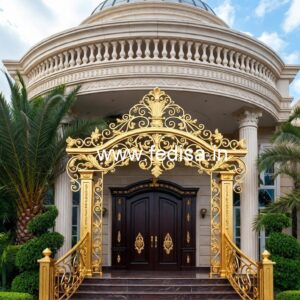 Stylish Brass Railing Design For Interiors Duplex Round Stairs