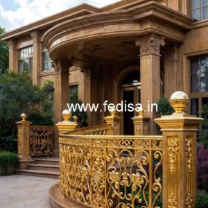 Designer Brass Stair Railing For Contemporary Spaces Ss Pipe Staircase Design