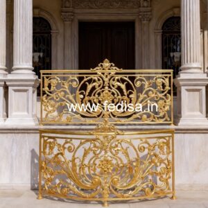 Brass Stair Railing Design With Premium Finish Duplex House Inside Staircases