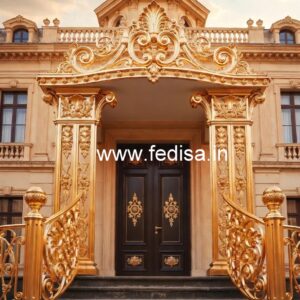 Minimalist Brass Railing Design For Modern Interiors ONE Story House With Stairs