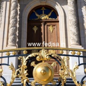 Modern Brass Handrail For Stylish Staircases Steel Stairs Design Round
