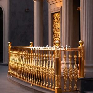 Brass Balcony Railing With Elegant Design Elegant Spiral Staircase