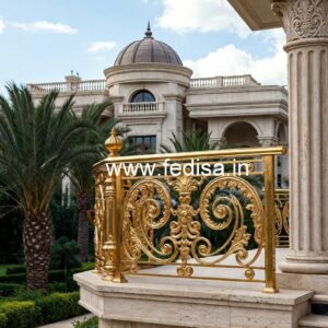 Brass Railing Design For High-end Interiors Staircase Design For Residential Building