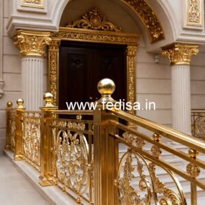 Premium Brass Staircase Railing Collection Modern Staircase Handrail Design