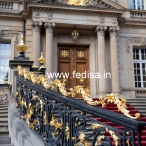 Modern Brass Stair Railing Design Inspiration Stair Canopy Design