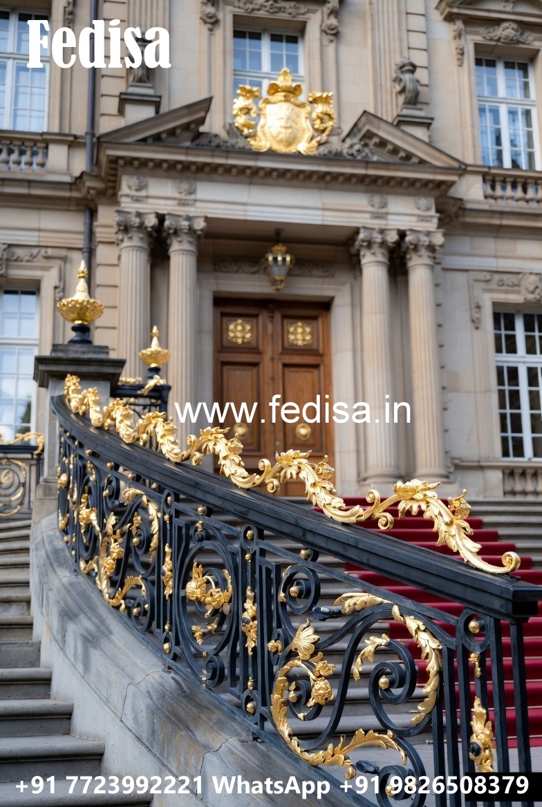 Modern Brass Stair Railing Design Inspiration Stair Canopy Design