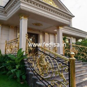 Decorative Brass Balcony Railing With Premium Style Staircase Design Price