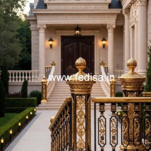 Premium Brass Staircase Handrail For Homes New House Stairs Design