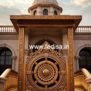 Elegant Brass Handrail For Luxury Staircases Modern Steel Staircase Design