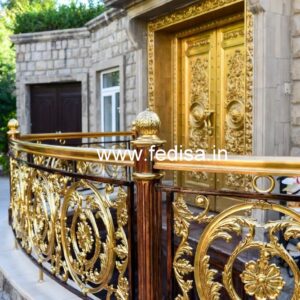 Premium Brass Railing Design For Modern Interiors Modern Stainless Steel Staircase Railing