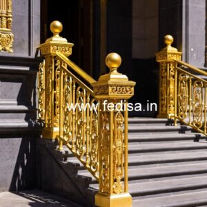 Elegant Brass Balcony Railing For Designer Interiors Stair Designs For Tight Spaces