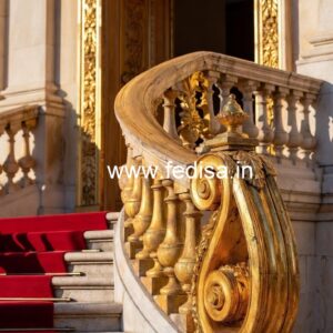 Premium Brass Stair Railing For Luxury Interiors Duplex House Interior Staircase