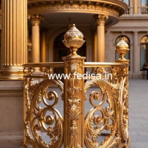 Modern Brass Stair Railing Design For Interiors Steel Railings Design For Stairs
