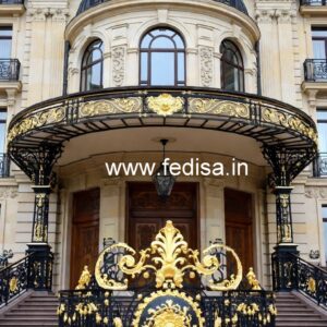 Unique Brass Railing Design For Interiors Staircase Inside Home