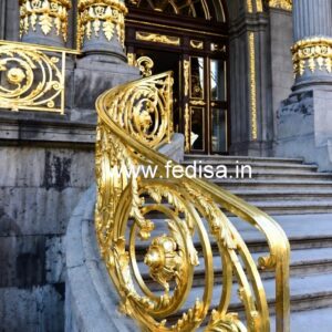 Best Brass Railing Design Ideas For Luxury Homes Safe Staircase Design