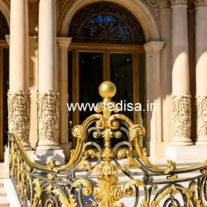 Custom Brass Staircase Railing Design For Homes Wooden Spiral Staircase Design