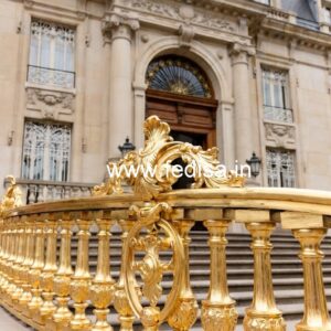 Luxury Brass Balcony Railing Design Collection Different Stair Layouts