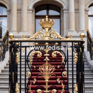 Decorative Brass Railing Design For Villas Victorian Staircase Design