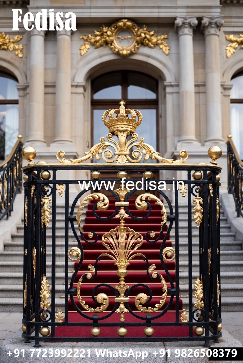 Decorative Brass Railing Design For Villas Victorian Staircase Design