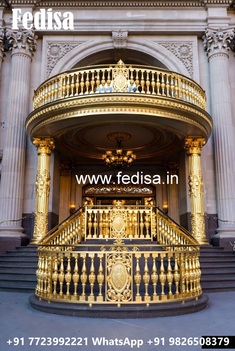 Luxury Brass Stair Railing Ideas Steel Sidhi Ka Design