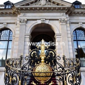 Luxury Brass Handrail Design For Interior Decor Simple Staircase Handrail Design