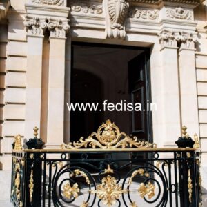 Designer Brass Stair Railing For Contemporary Spaces Simple Stairs For Small House