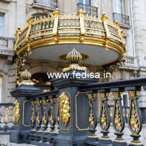Minimalist Brass Railing Design For Modern Interiors Cabinet Design In Stairs