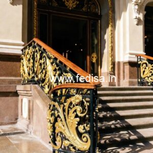Luxury Brass Balcony Railing For Modern Architecture Balcony Railing Design For House Front