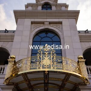 Premium Brass Balcony Railing For Luxury Spaces Front Railing Design